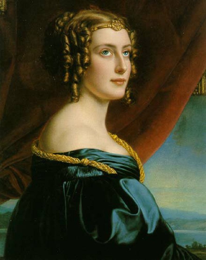 Lady Jane Elizabeth Digby , vintage artwork by Joseph Karl Stieler, 12x8" (A4) Poster