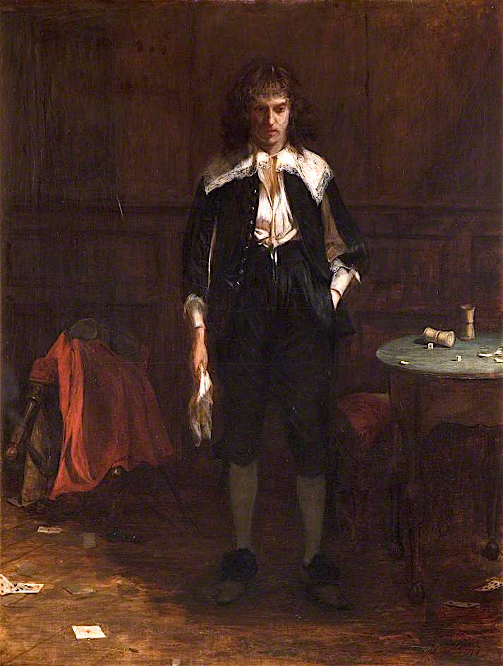 Cleaned Out, vintage artwork by John Pettie, RA, 12x8" (A4) Poster