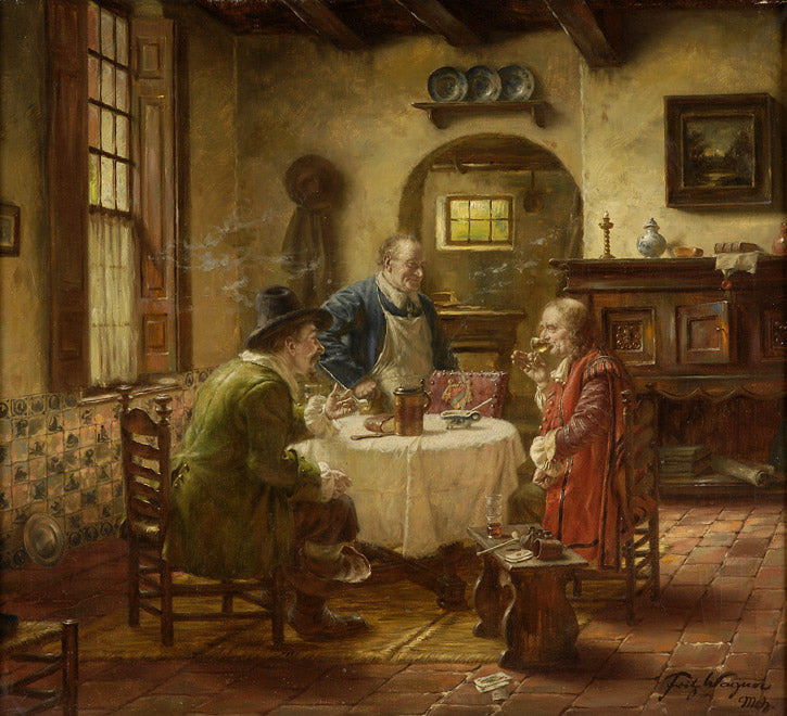Good Wine by Fritz Wagner,16x12(A3) Poster