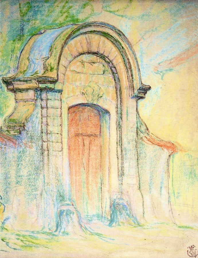 Door in Meudon by Claude-Emil Schuffenecker,A3(16x12")Poster