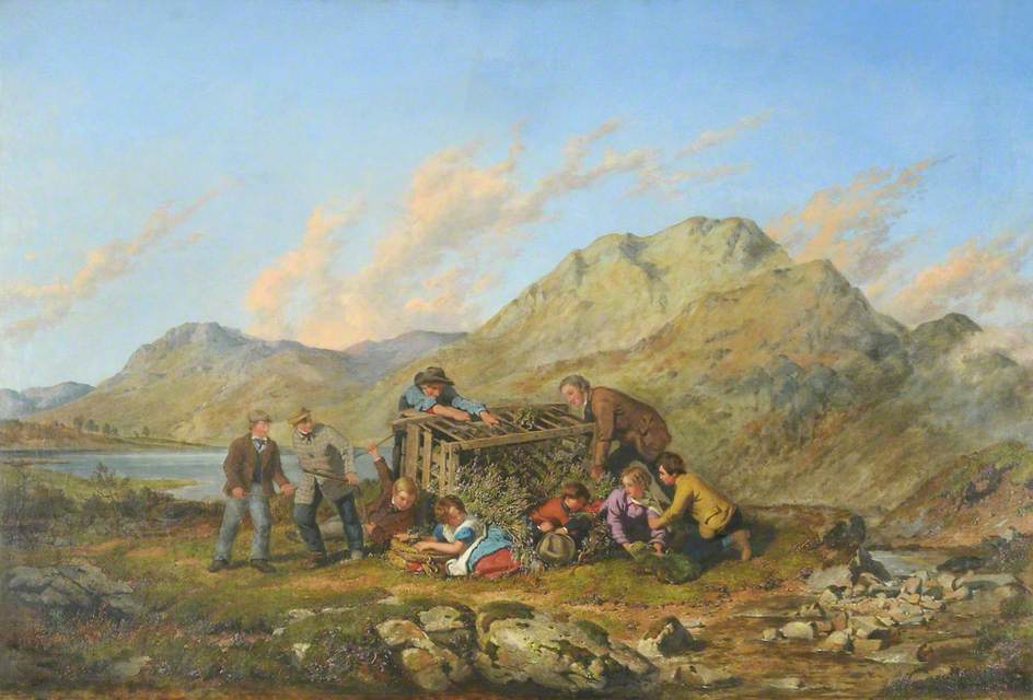 The Downfall of Pride, vintage artwork by Jacob Thompson, A3 (16x12") Poster Print