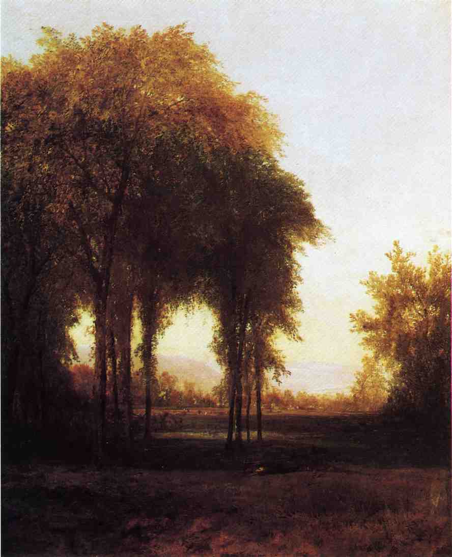 Farm at the Edge of the Forest, vintage artwork by John Frederick Kensett, A3 (16x12") Poster Print