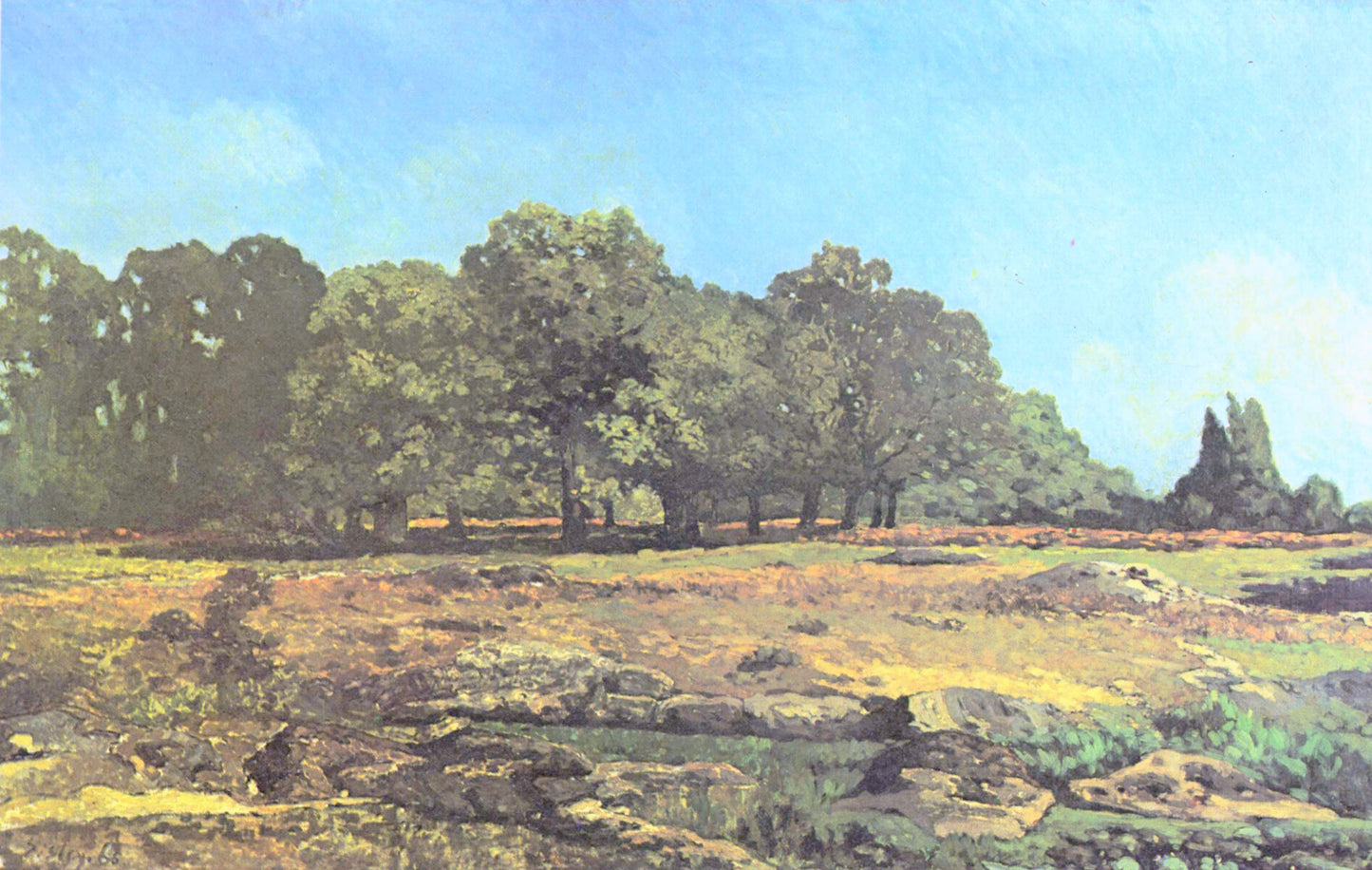 Avenue of Chestnut Trees near La Celle-Saint-Cloud, vintage artwork by Alfred Sisley, 12x8" (A4) Poster