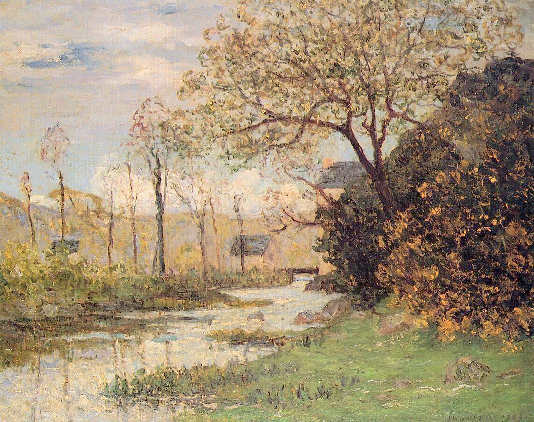 The Auray River, Spring by Maxime Maufra,A3(16x12")Poster