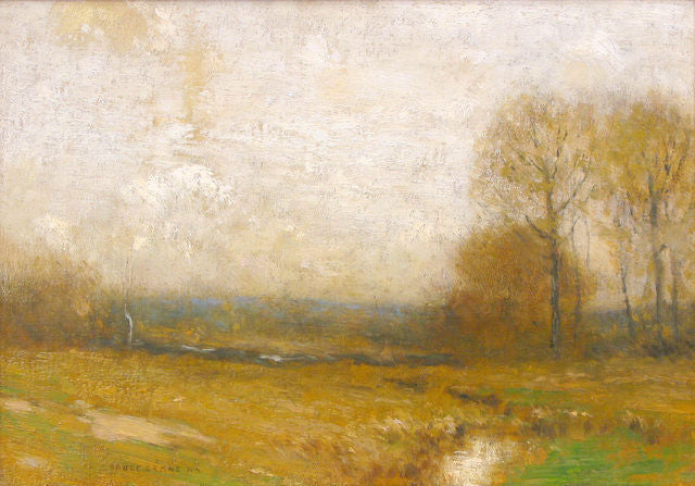 Golden Dusk, vintage artwork by Bruce Crane, 12x8" (A4) Poster