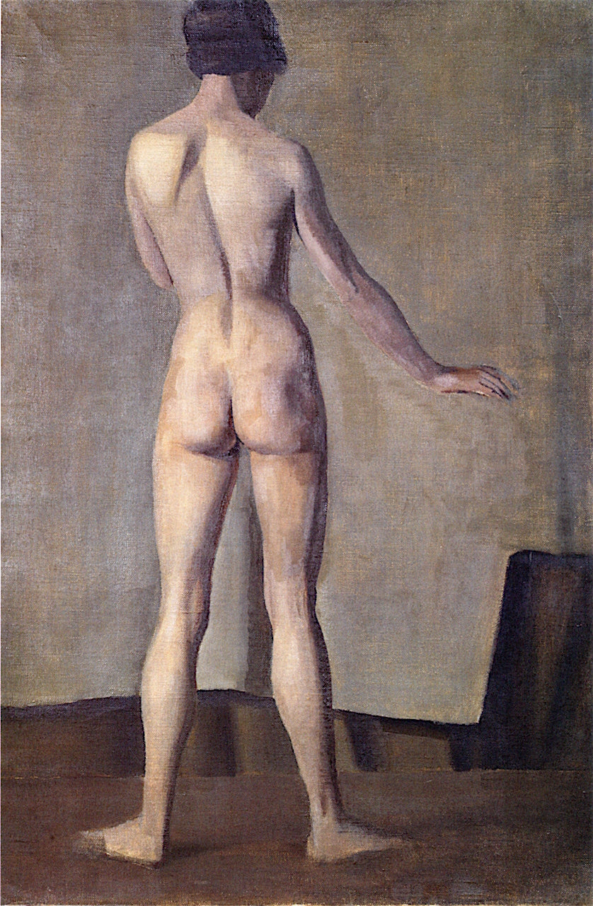 Full Length Female Nude, Rear View by Winifred Knights,16x12(A3) Poster
