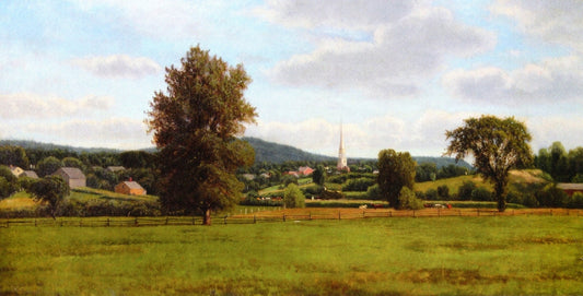 Summer Idyll, vintage artwork by James Renwick Brevoort, 12x8" (A4) Poster