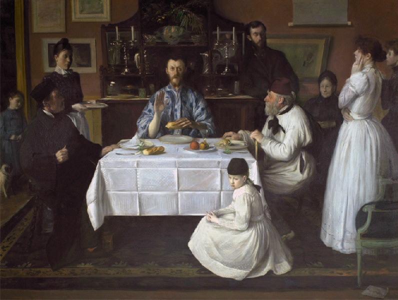 L’Hôte, vintage artwork by Jacques-Émile Blanche, 12x8" (A4) Poster