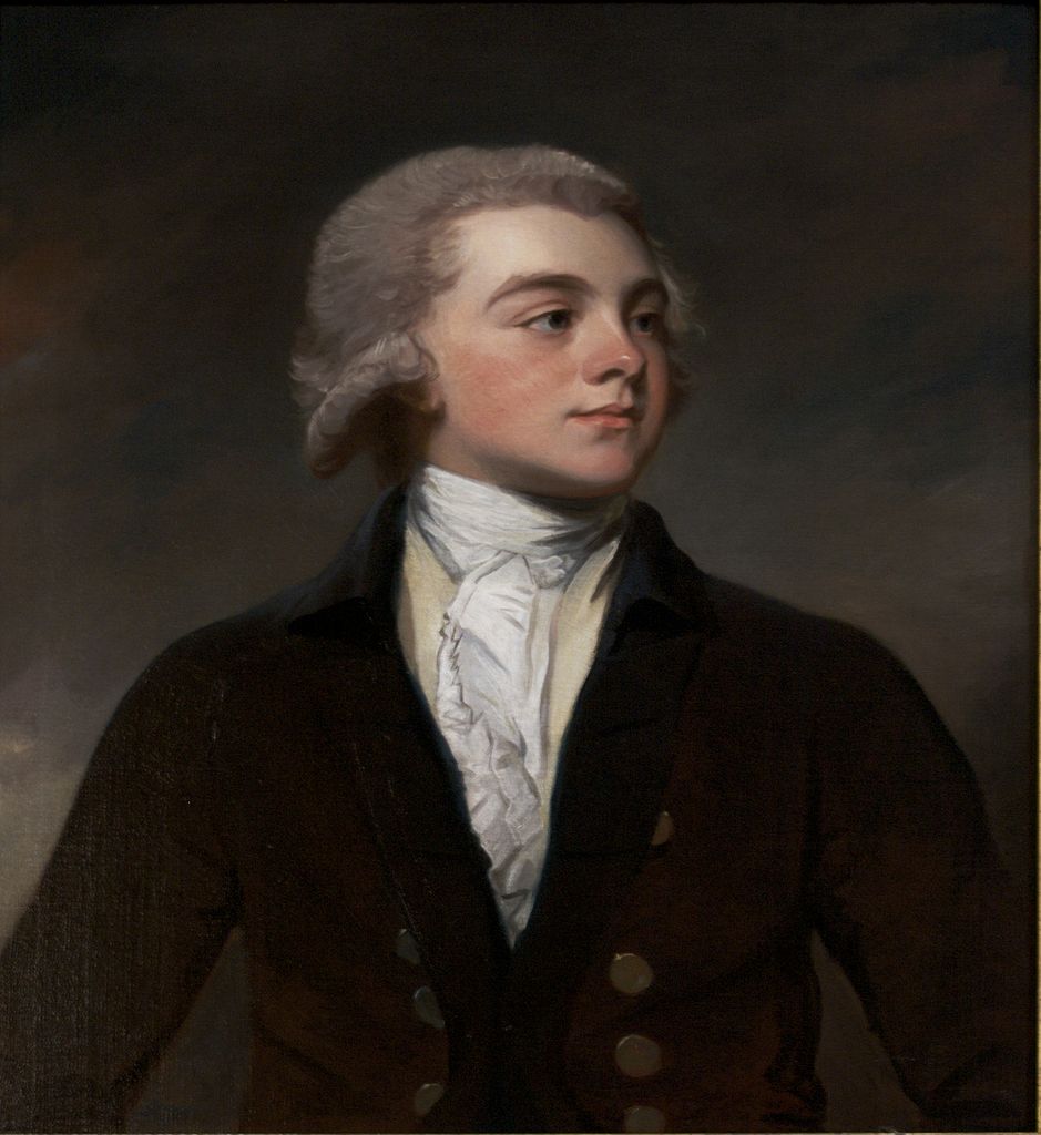 James Clitherow, vintage artwork by George Romney, 12x8" (A4) Poster