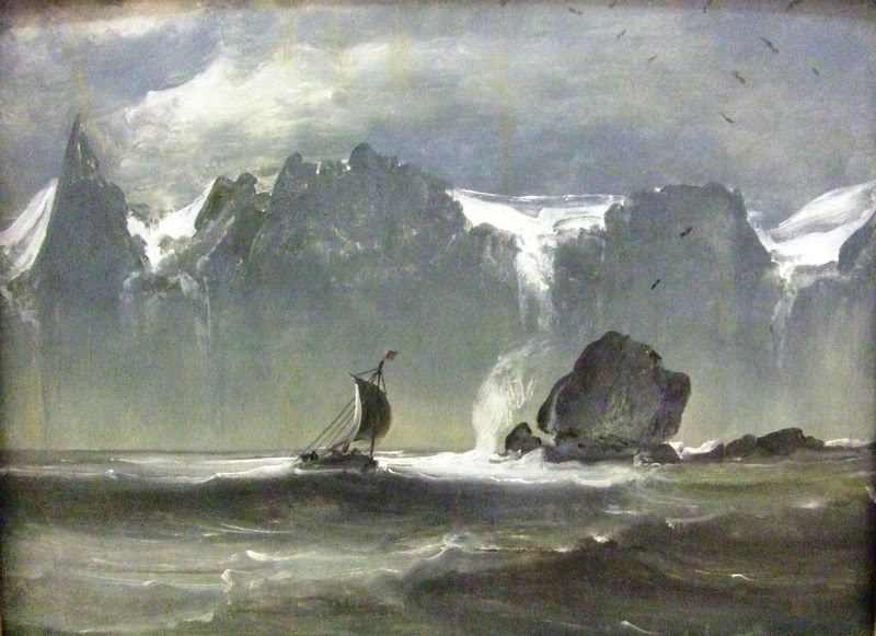The Seven Sisters, vintage artwork by Peder Balke, A3 (16x12") Poster Print