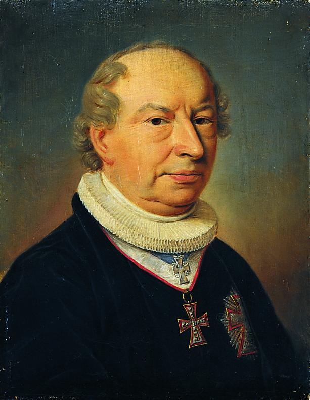 Friederich Münter, vintage artwork by Christian Albrecht Jensen, 12x8" (A4) Poster