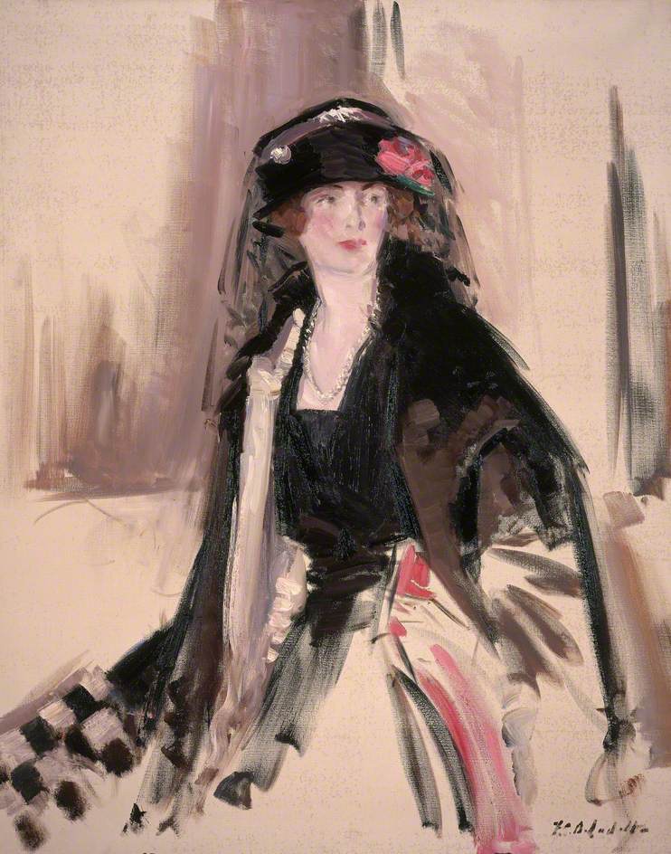 Lady Lavery by Francis Campbell Boileau (F.C.B.) Cadell,16x12(A3) Poster