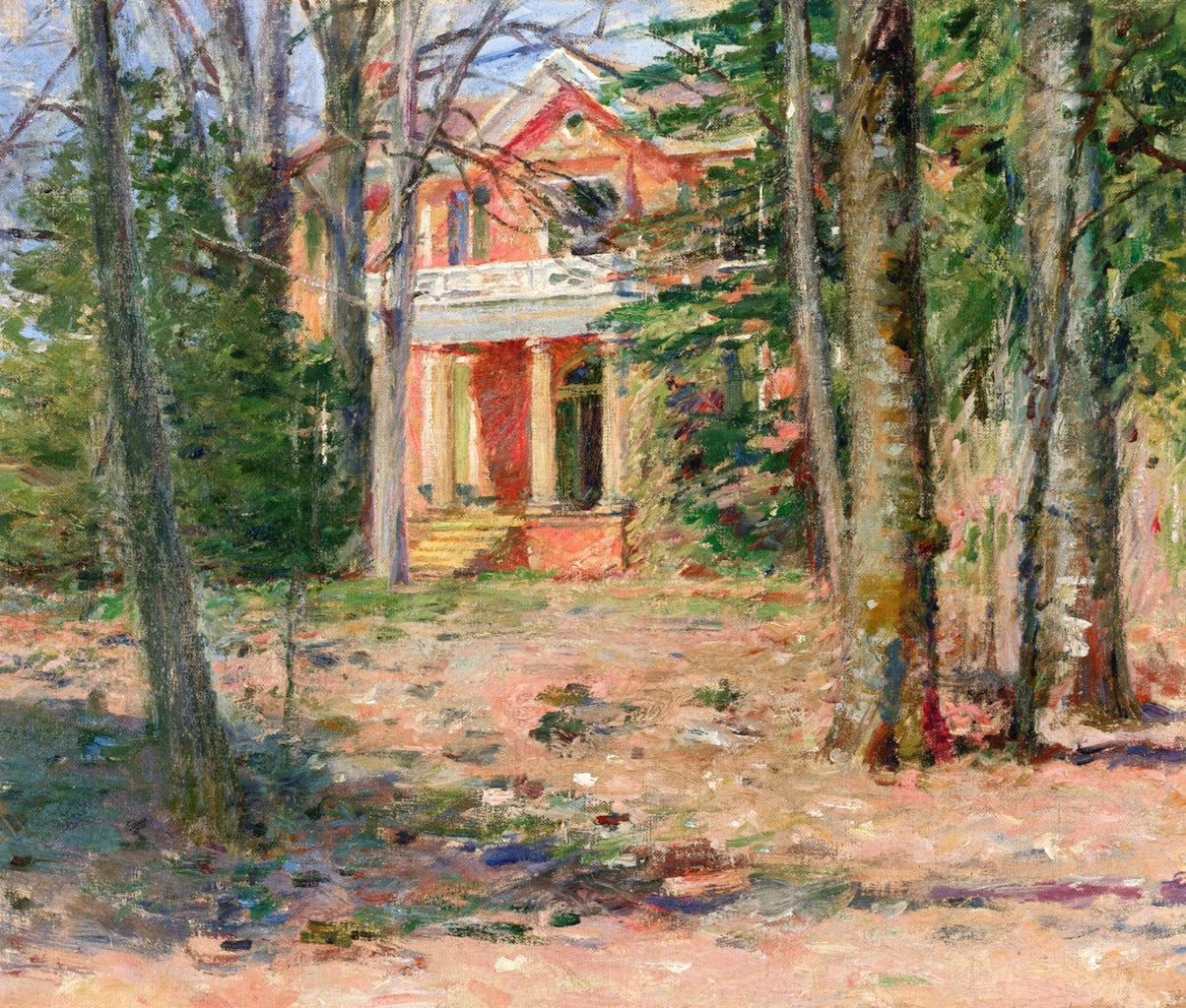 House in Virginia by Theodore Robinson,A3(16x12")Poster