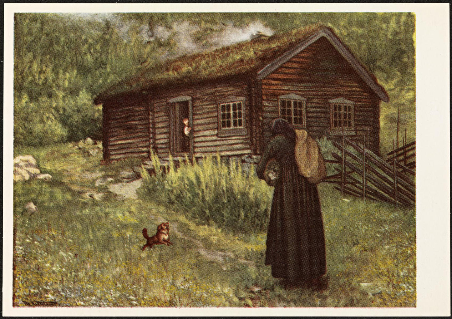 Smorbokk by Theodor Severin Kittelsen,A3(16x12")Poster