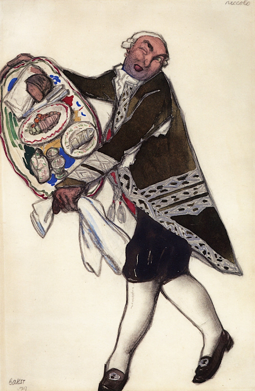 sign for 'Les Femmes de bonne Humeur': Niccolo by Leon Bakst,A3(16x12")Poster
