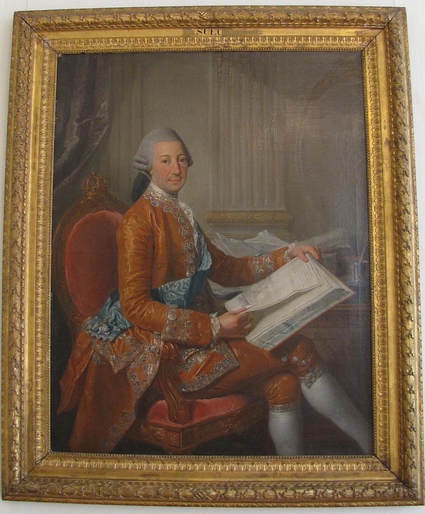 Herzog Friedrich, vintage artwork by Georg David Matthieu, 12x8" (A4) Poster