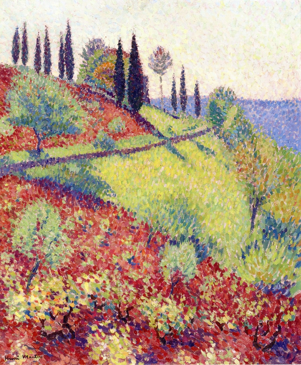 ne de l'atelier d'Henri Martin à Marqueyrol by Henri Martin,A3(16x12")Poster