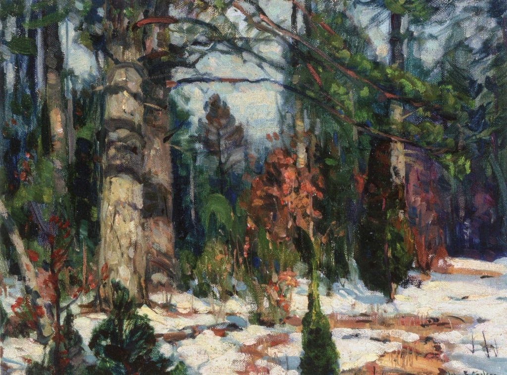 Forest Quiet, vintage artwork by John F. Carlson, 12x8" (A4) Poster