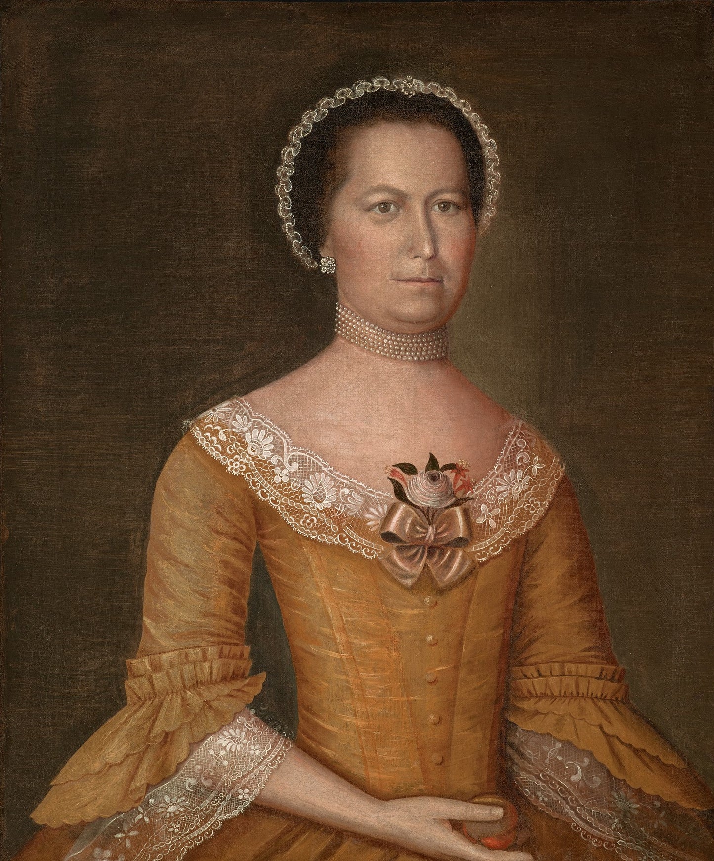 Sarah Badger Noyes (1747-1788), vintage artwork by Joseph Badger, 12x8" (A4) Poster