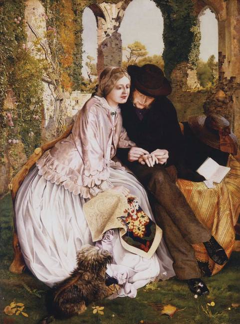 The Measure for the Wedding Ring, vintage artwork by Michael Frederick Halliday, A3 (16x12") Poster Print