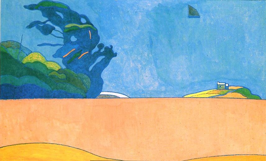 Pouldu Landscape by Charles Filiger,A3(16x12")Poster