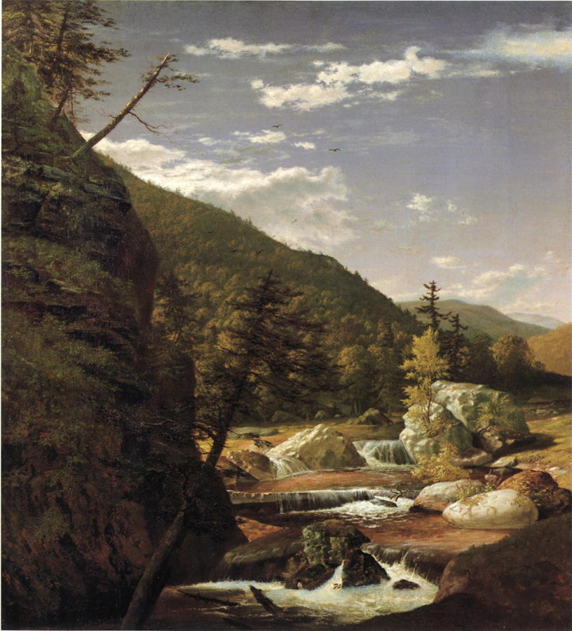 Mountain Pools, vintage artwork by Paul Weber, 12x8" (A4) Poster