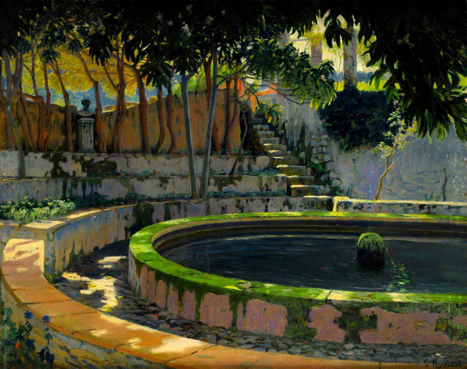ín de las Elegías, Son Moragues by Santiago Rusinol Prats,A3(16x12")Poster