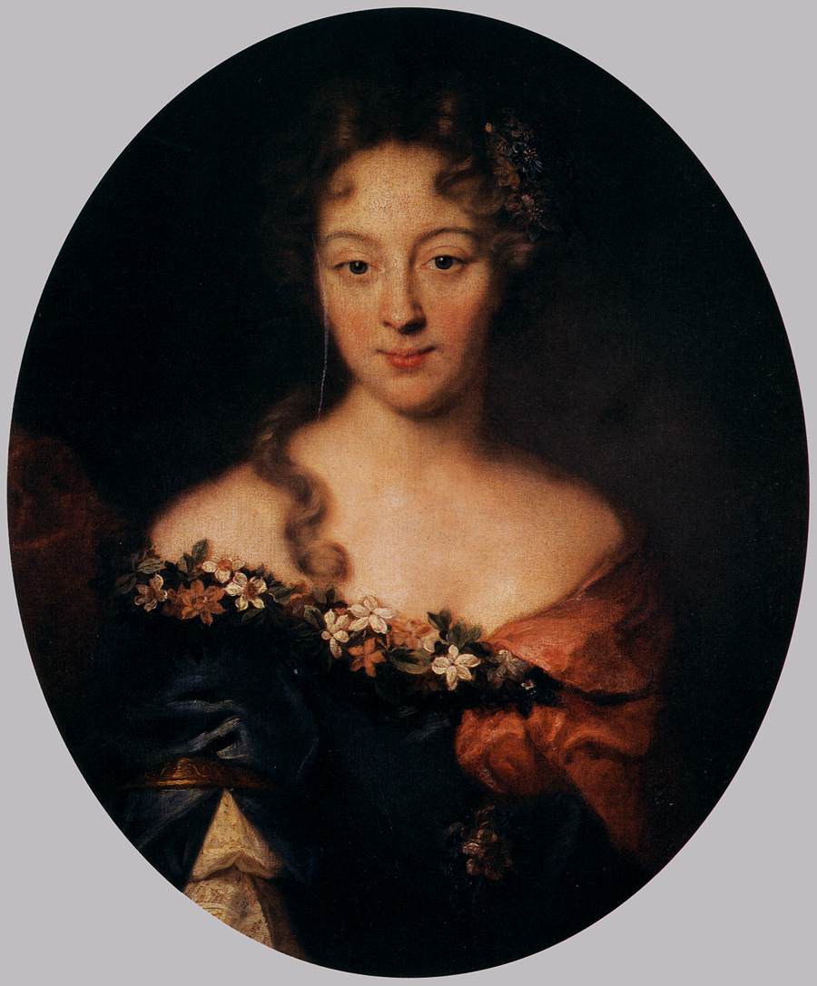 Portrait of Françoise-Marguerite, Countess of Grignan, vintage artwork by Pierre Mignard, 12x8" (A4) Poster