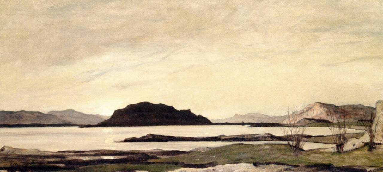 Loch Nell, Argyllshire, vintage artwork by Sir David Young Cameron, RA, 12x8" (A4) Poster