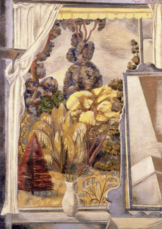 Mirror and Windoq, vintage artwork by Paul Nash, 12x8" (A4) Poster