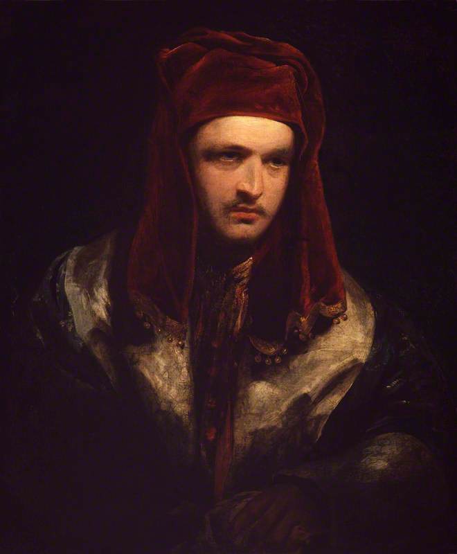 William Charles Macready, Actor, vintage artwork by John Jackson, 12x8" (A4) Poster