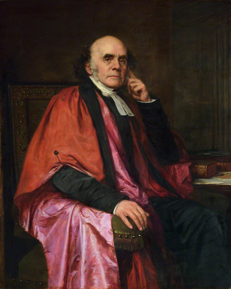 Henry Wilkinson Cookson, Master (1847–1876), vintage artwork by Lowes Cato Dickinson, A3 (16x12") Poster Print