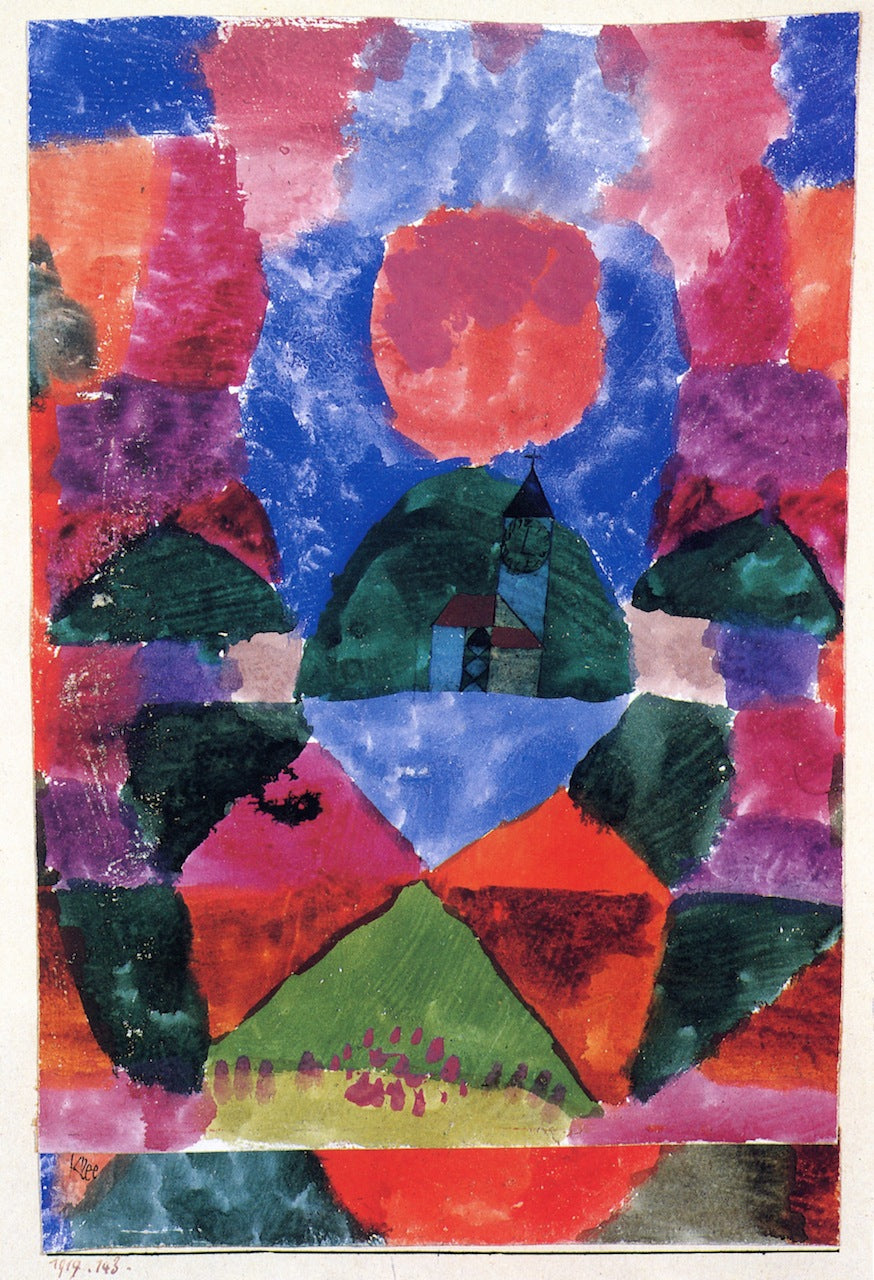 En Druck von Tegernsee by Paul Klee,16x12(A3) Poster