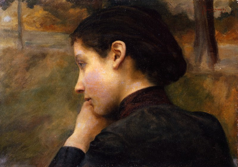 Soir d'automne by emile Friant,A3(16x12")Poster