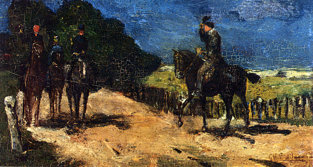 Out Riding by George Hendrik Breitner,A3(16x12")Poster