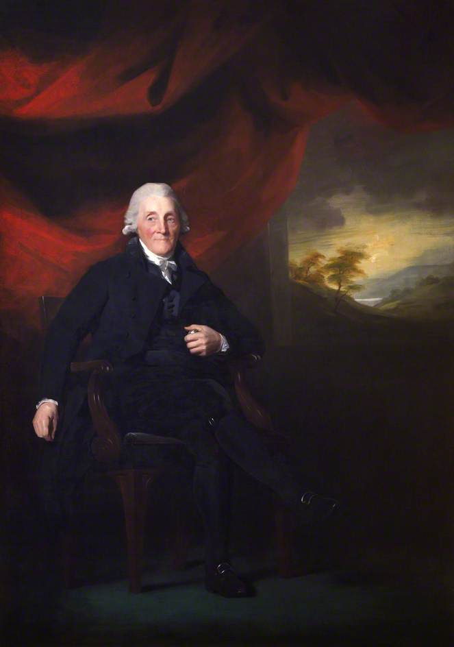 Adam Low, Provost of Dunfermline, vintage artwork by Sir Henry Raeburn, R.A., P.R.S.A., 12x8" (A4) Poster