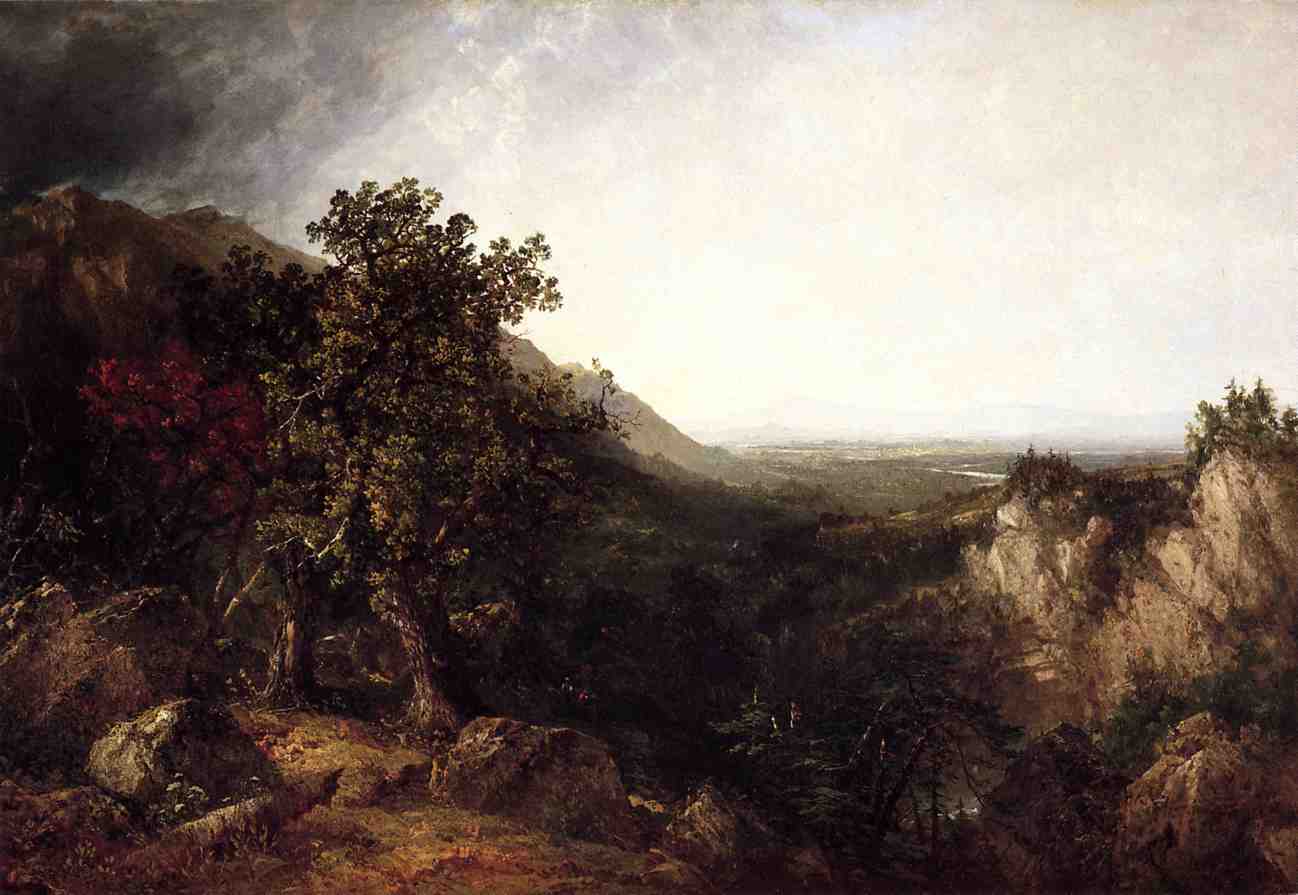 Conway Valley, New Hampshire, vintage artwork by John Frederick Kensett, A3 (16x12") Poster Print