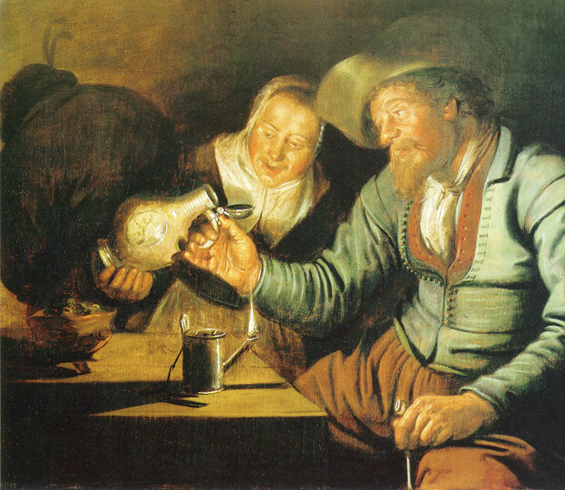 Sight, vintage artwork by Jan Miense Molenaer, 12x8" (A4) Poster