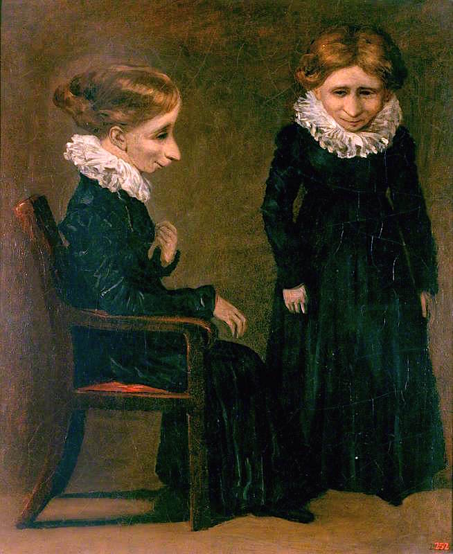 Caroline Crachami, vintage artwork by John James Chalon, 12x8" (A4) Poster