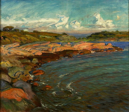 Särö, 1902, vintage artwork by Thorolf Holmboe, 12x8" (A4) Poster