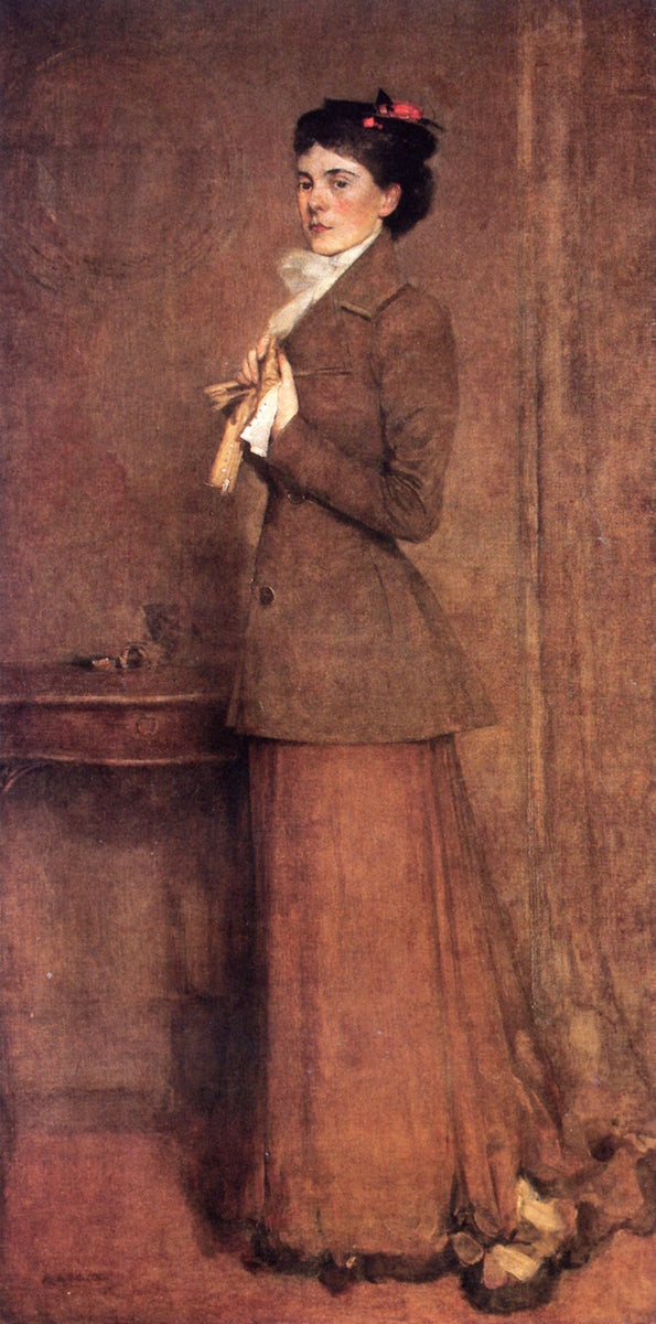 Miss Jane Aitken, vintage artwork by Edward Arthur Walton, R.S.A., P.R.S.W., 12x8" (A4) Poster