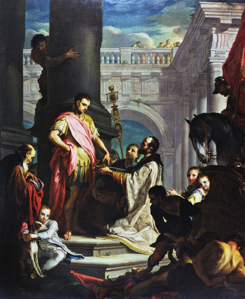 The Triumph of Pompey, vintage artwork by Gianbettino Cignaroli, 12x8" (A4) Poster