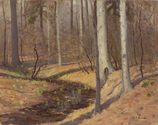 Signs of Spring, vintage artwork by Victor Coleman Anderson, 12x8" (A4) Poster