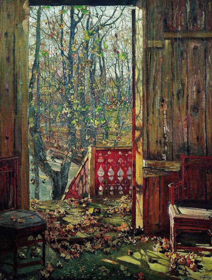 Fallen Leaves by Isaak Brodsky,16x12(A3) Poster