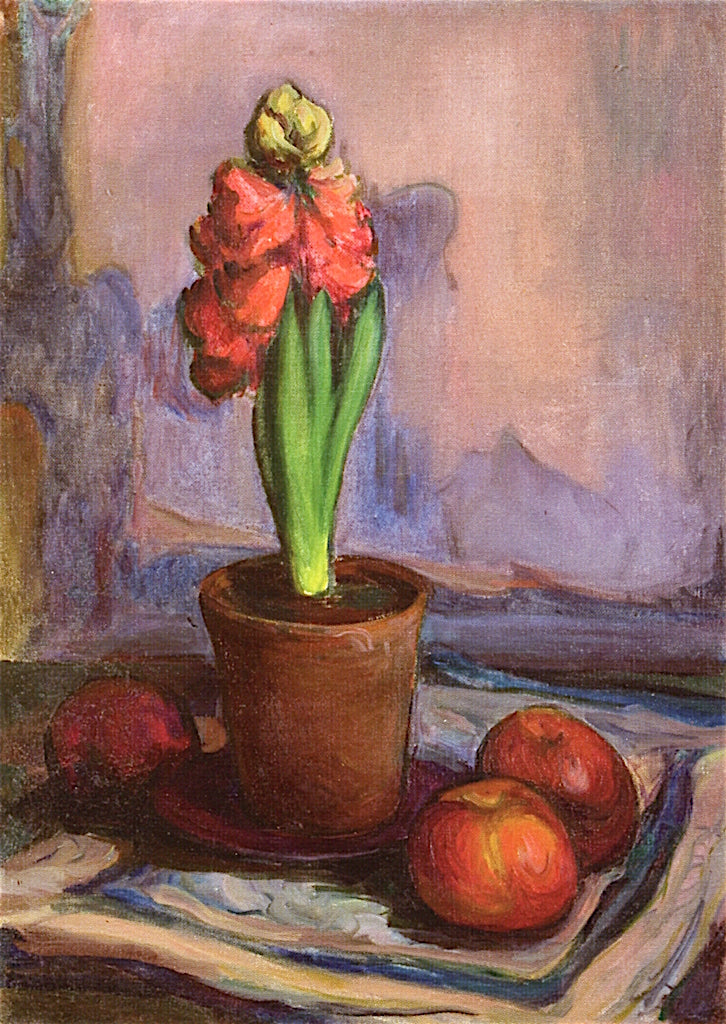 Still Life with Hyacinth by Wladyslaw Slewinski,A3(16x12")Poster