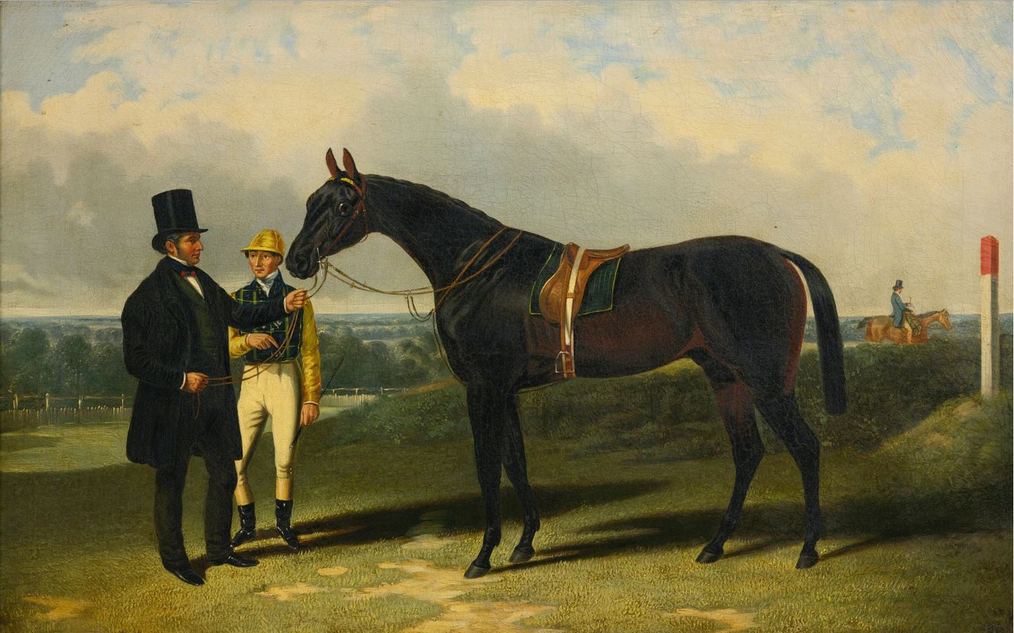 Flying Dutchman, vintage artwork by John Frederick Herring, Sr, A3 (16x12") Poster Print