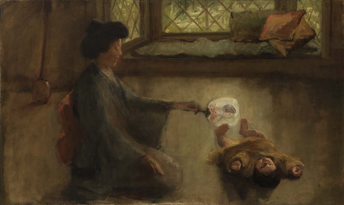Japanese Lullaby by Alice Pike Barney,A3(16x12")Poster