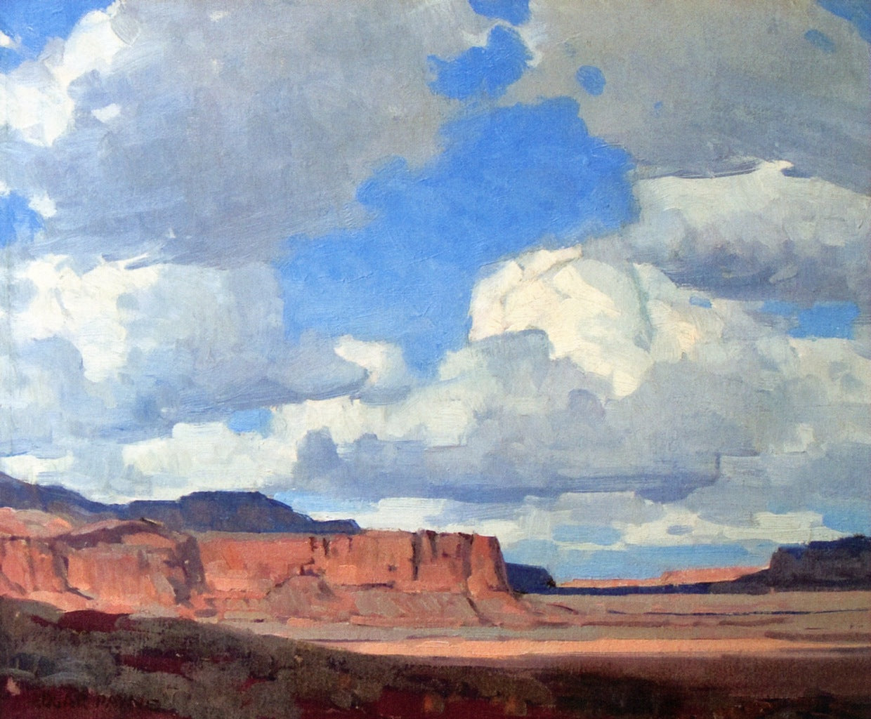 Desert Sky by Edgar Alwyn Payne,16x12(A3) Poster