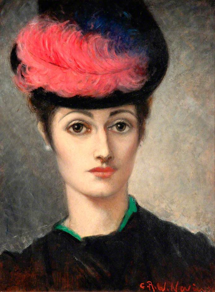 Elizabeth Darley, vintage artwork by Christopher Nevinson, 12x8" (A4) Poster