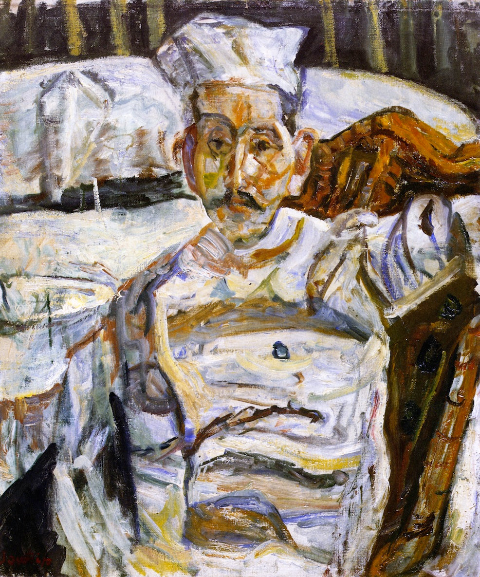 Cook of Cagnes, vintage artwork by Chaim Soutine, 12x8" (A4) Poster